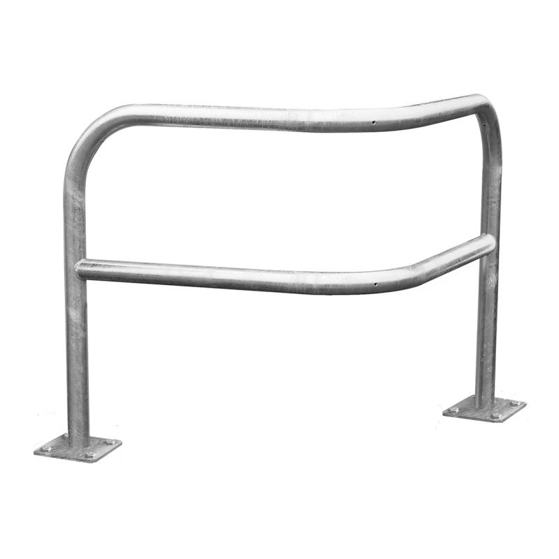Angled corner safety barrier galva– 1000 mm